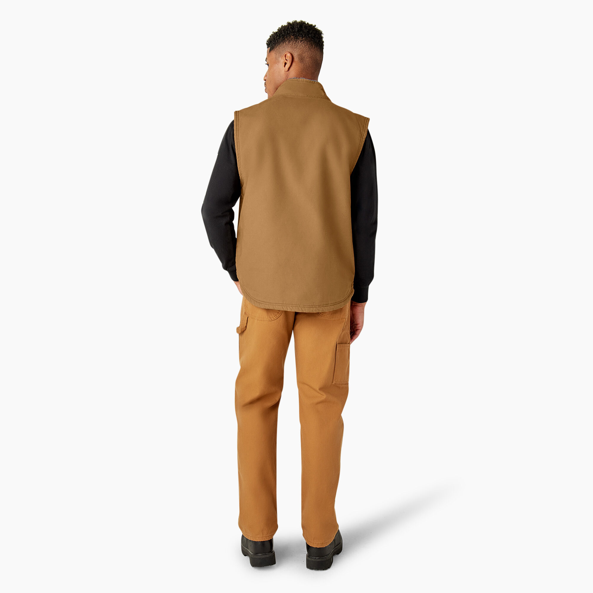 Duck Canvas High Pile Fleece Lined Vest Dickies US