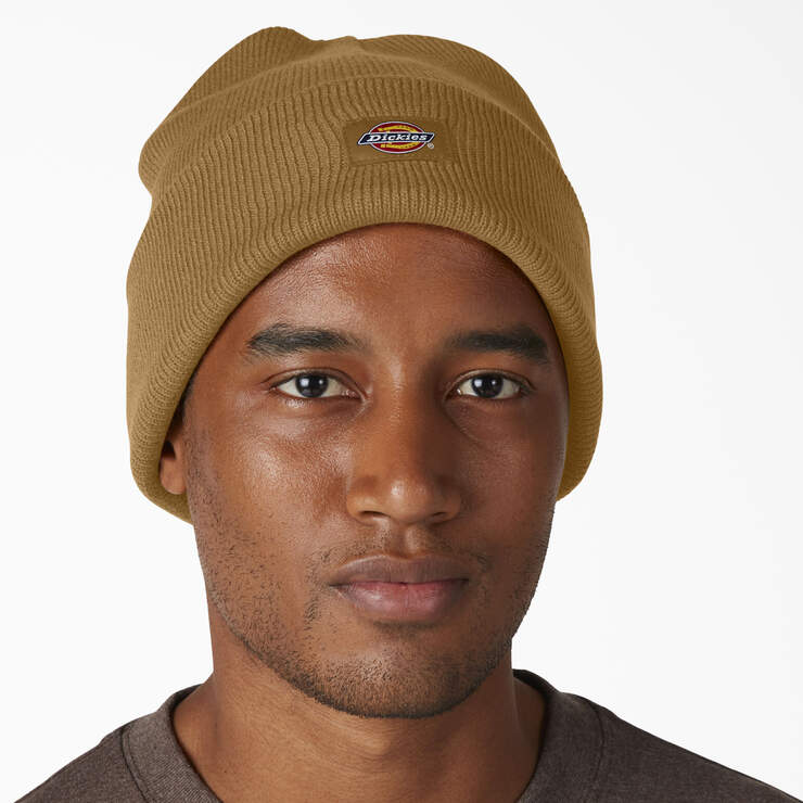 Cuffed Knit Beanie - Brown Duck (ZBD) image number 3