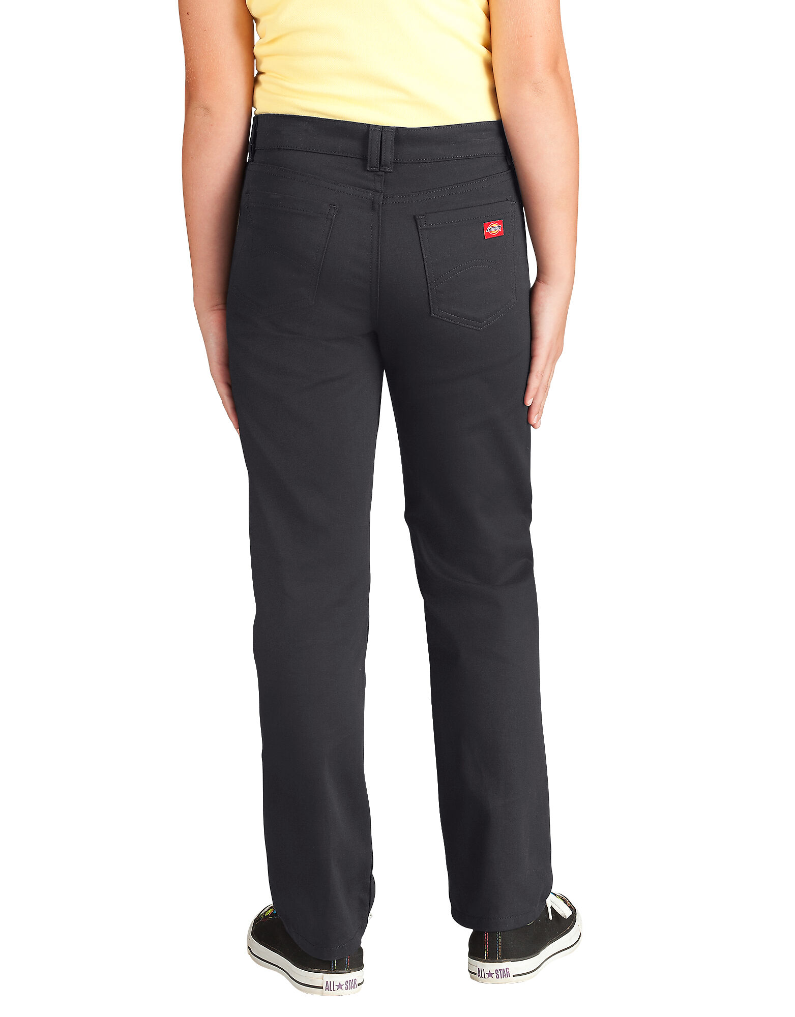 Girls Skinny Fit Straight Leg 5 Pocket Stretch Twill Pants 7 20