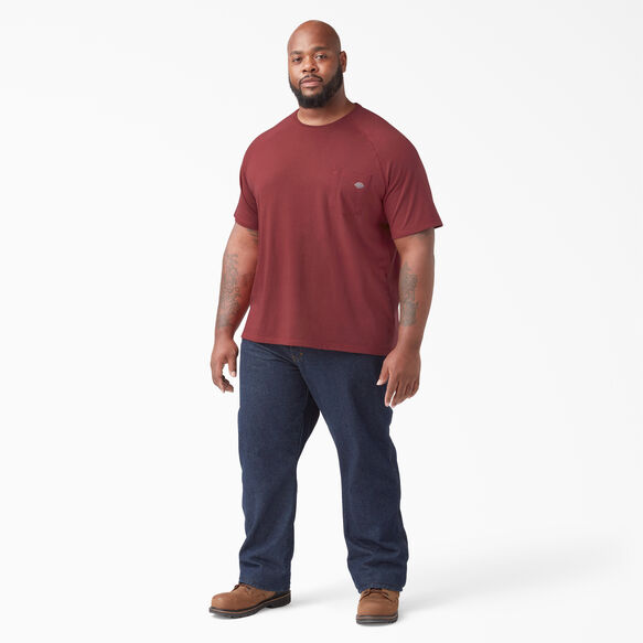 Cooling Short Sleeve Pocket T-Shirt - Cane Red &#40;CN&#41;