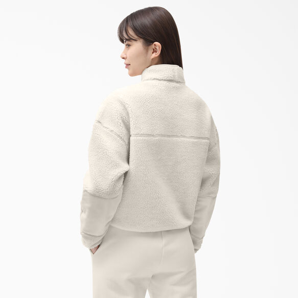Women&#39;s Red Chute Fleece Jacket - White &#40;WH&#41;