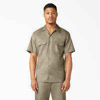 FLEX Relaxed Fit Short Sleeve Work Shirt - Desert Sand (DS)