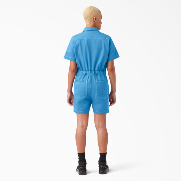 Women&#39;s Ripstop Shortalls - Rinsed Cobalt &#40;R2T&#41;