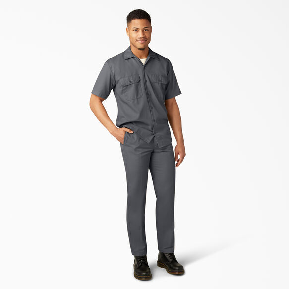 Short Sleeve Work Shirt - Charcoal Gray &#40;CH&#41;