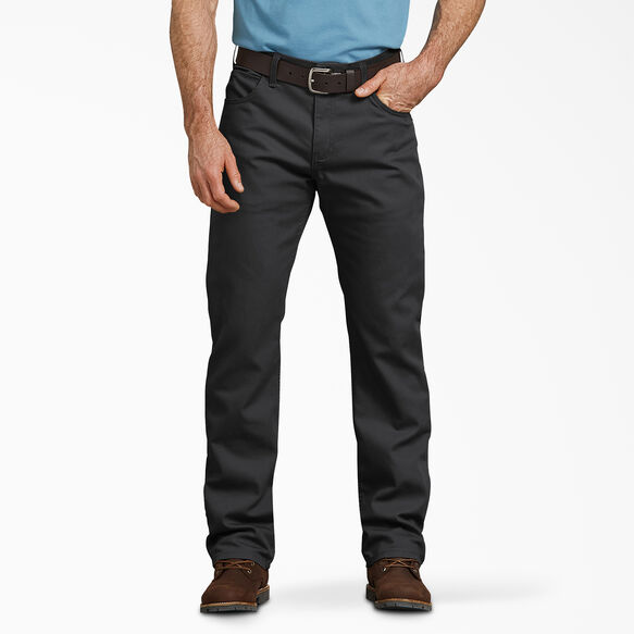 Flex Duck Pants Stonewashed Black Size 34 30 Tough Max Dickies