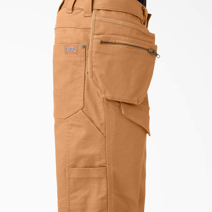 FLEX Temp-iQ® 365 Regular Fit Duck Pants - Rinsed Brown Duck (RBD) image number 5