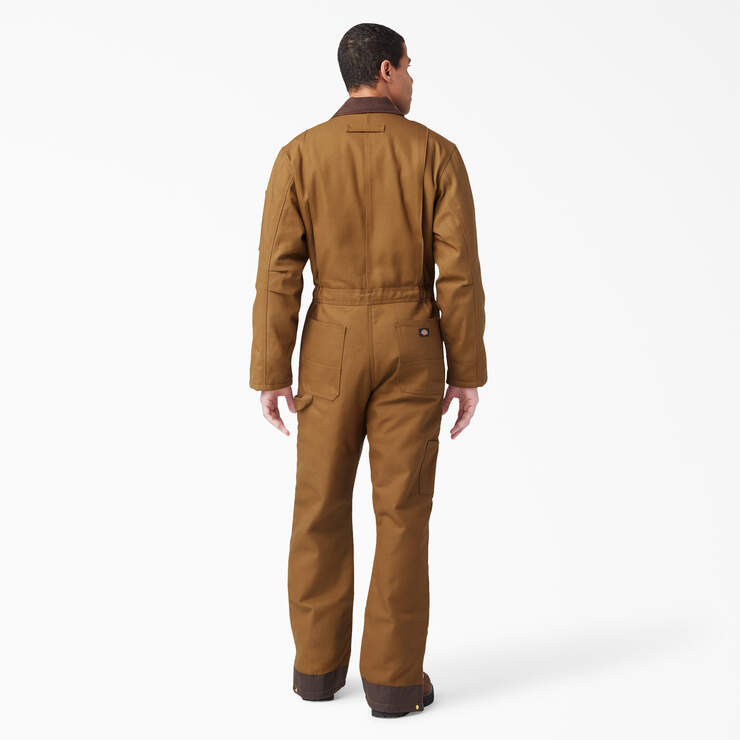 Duck Insulated Coveralls - Brown Duck (BD) image number 2