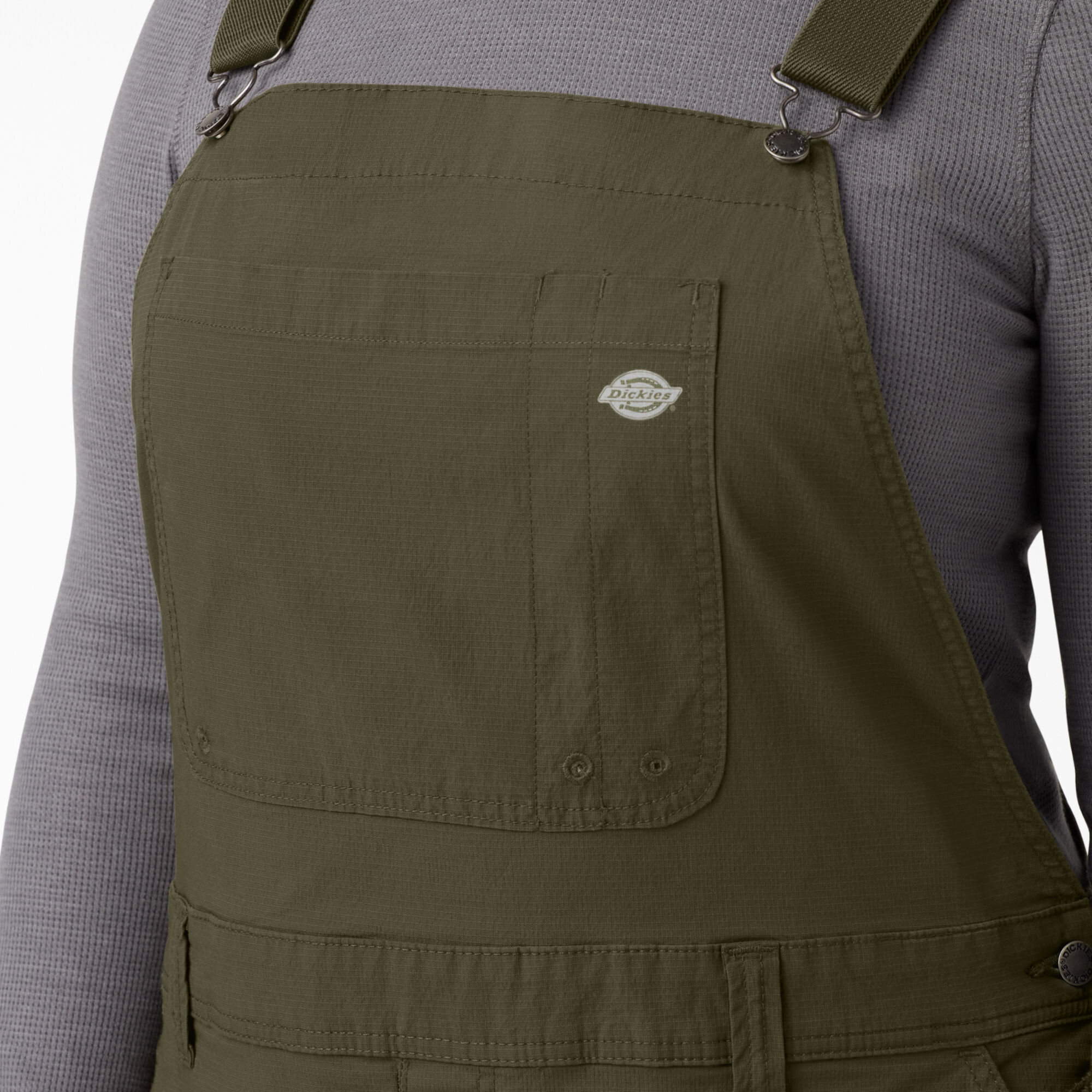 Women s Plus Cooling Ripstop Bib Overalls Dickies US