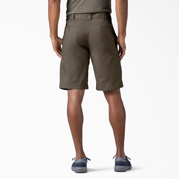 Relaxed Fit Work Shorts, 11&quot; - Mushroom &#40;MR1&#41;