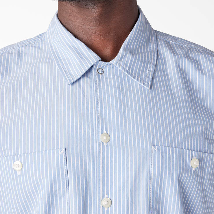 Dickies Premium Collection Service Shirt - Service Stripe (NKY) image number 7