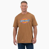 Short Sleeve Tri-Color Logo Graphic T-Shirt - Brown Duck (BD)