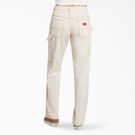 Dickies Girl Juniors&#39; Relaxed Fit Carpenter Pants - Natural Beige &#40;NT&#41;