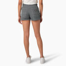 Women&#39;s High Waisted Hickory Stripe Carpenter Shorts, 3&quot; - Hickory Stripe &#40;HS&#41;