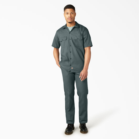 Short Sleeve Work Shirt - Lincoln Green &#40;LN&#41;