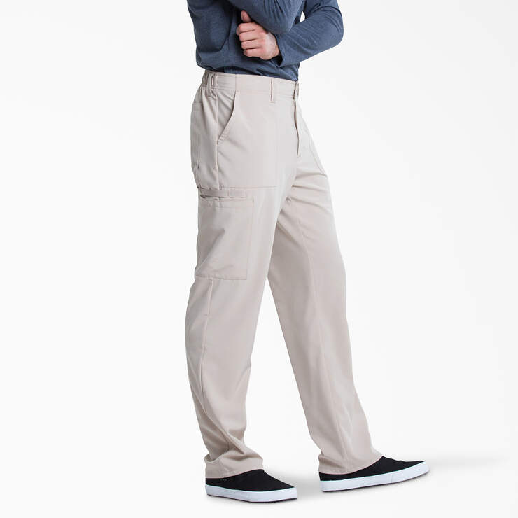 Men's EDS Essentials Scrub Pants - Khaki (KH) image number 4