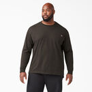 Heavyweight Long Sleeve Pocket T-Shirt - Chocolate Brown &#40;CB&#41;