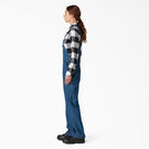 Women&#39;s Relaxed Fit Bib Overalls - Stonewashed Medium Blue &#40;MSB&#41;