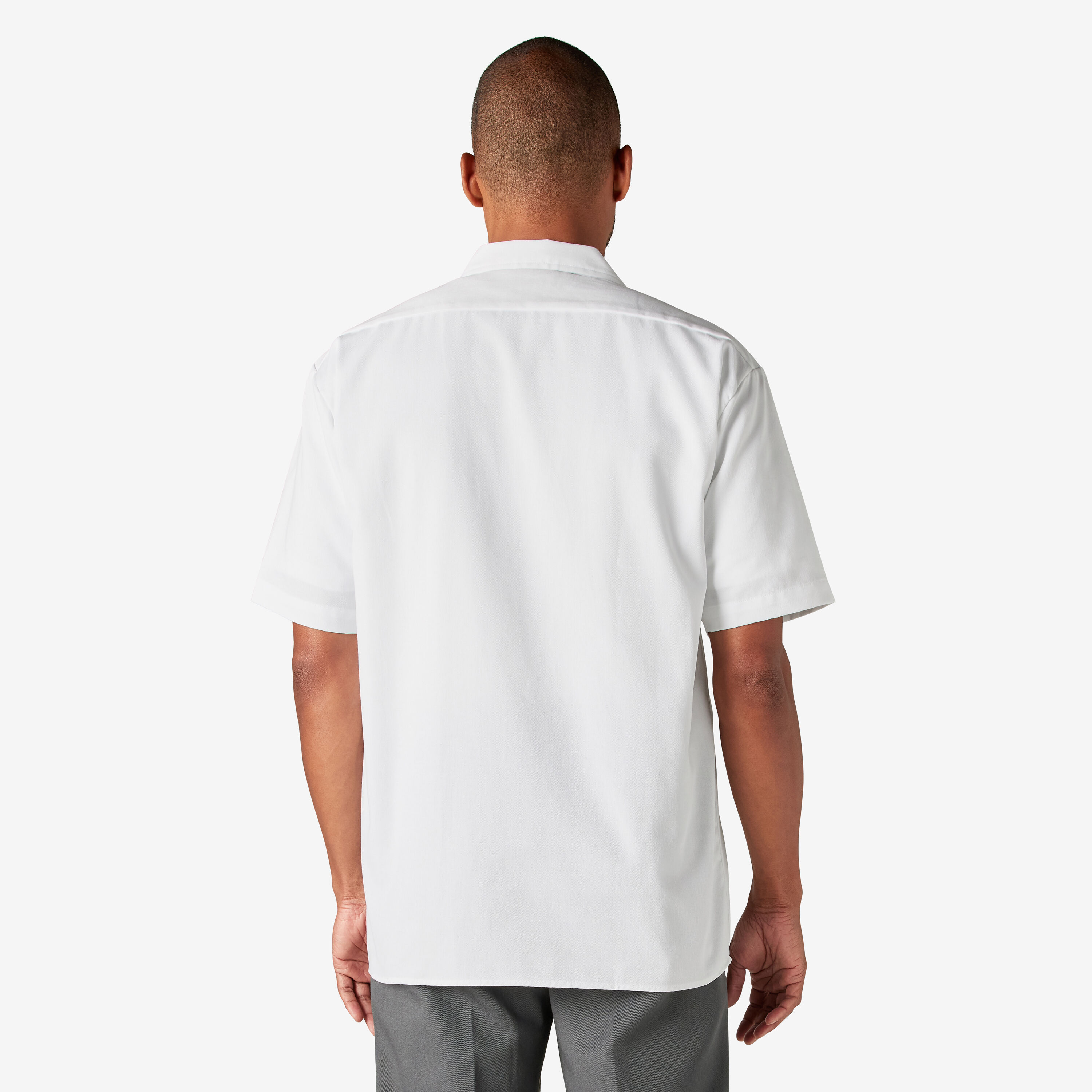 Dickies white work shirt short sleeve hot sale