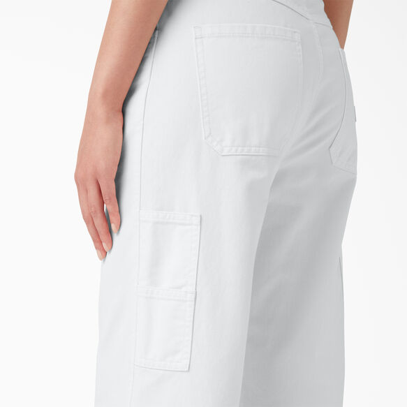 Women&#39;s Stonewashed Cropped Carpenter Pants - Stonewashed Cloud &#40;S2C&#41;