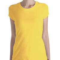 Dickies Girl Juniors' Short Sleeve Crew Neck T-Shirt - Sunflower Print (SFL)