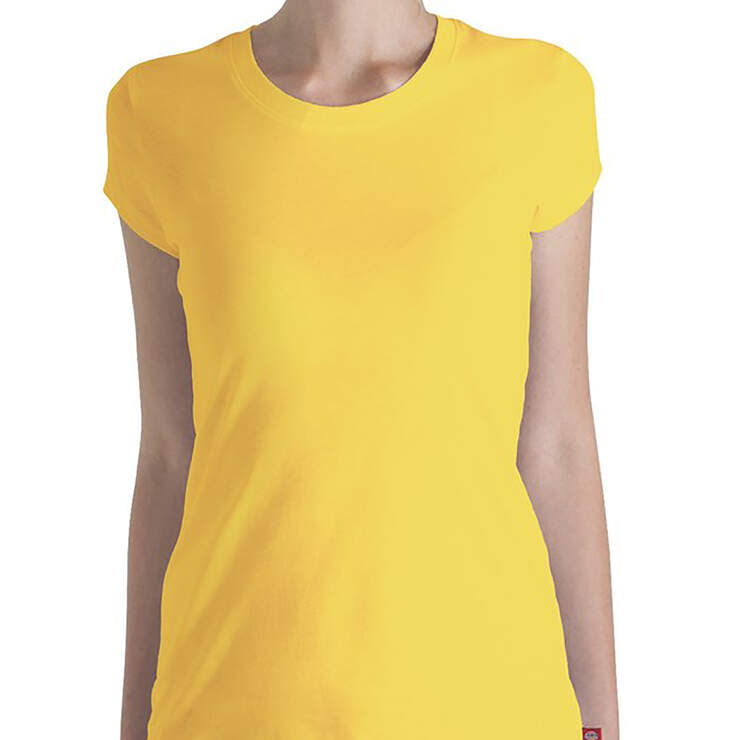 Dickies Girl Juniors' Short Sleeve Crew Neck T-Shirt - Sunflower Print (SFL) image number 1