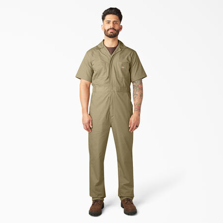 Short Sleeve Coveralls - Khaki &#40;KH&#41;