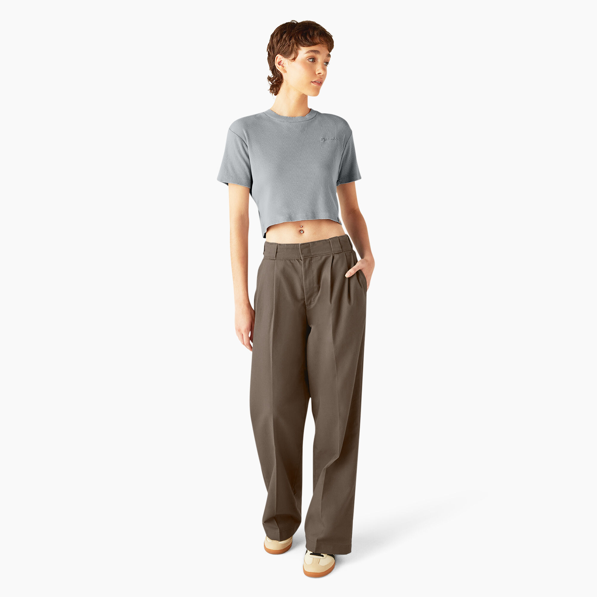パンツ Dickies / DOUBLE PLEATED EASY PANT / M Dickies Slim Straight Double Knee Pants Black BMX Skate Pant