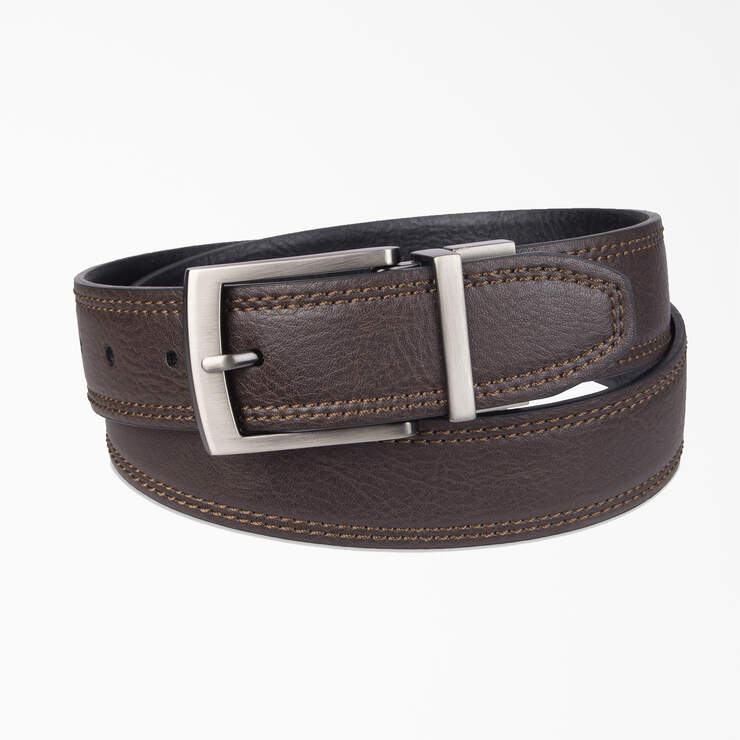 Two-In-One Reversible Stretch Belt - Brown (BR) image number 1
