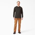 Heavyweight Long Sleeve Pocket T-Shirt - Chocolate Brown &#40;CB&#41;