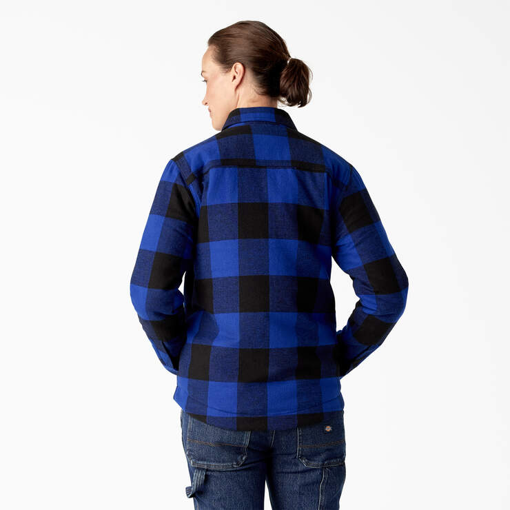Women's Fleece-Lined Denim Shirt Jacket