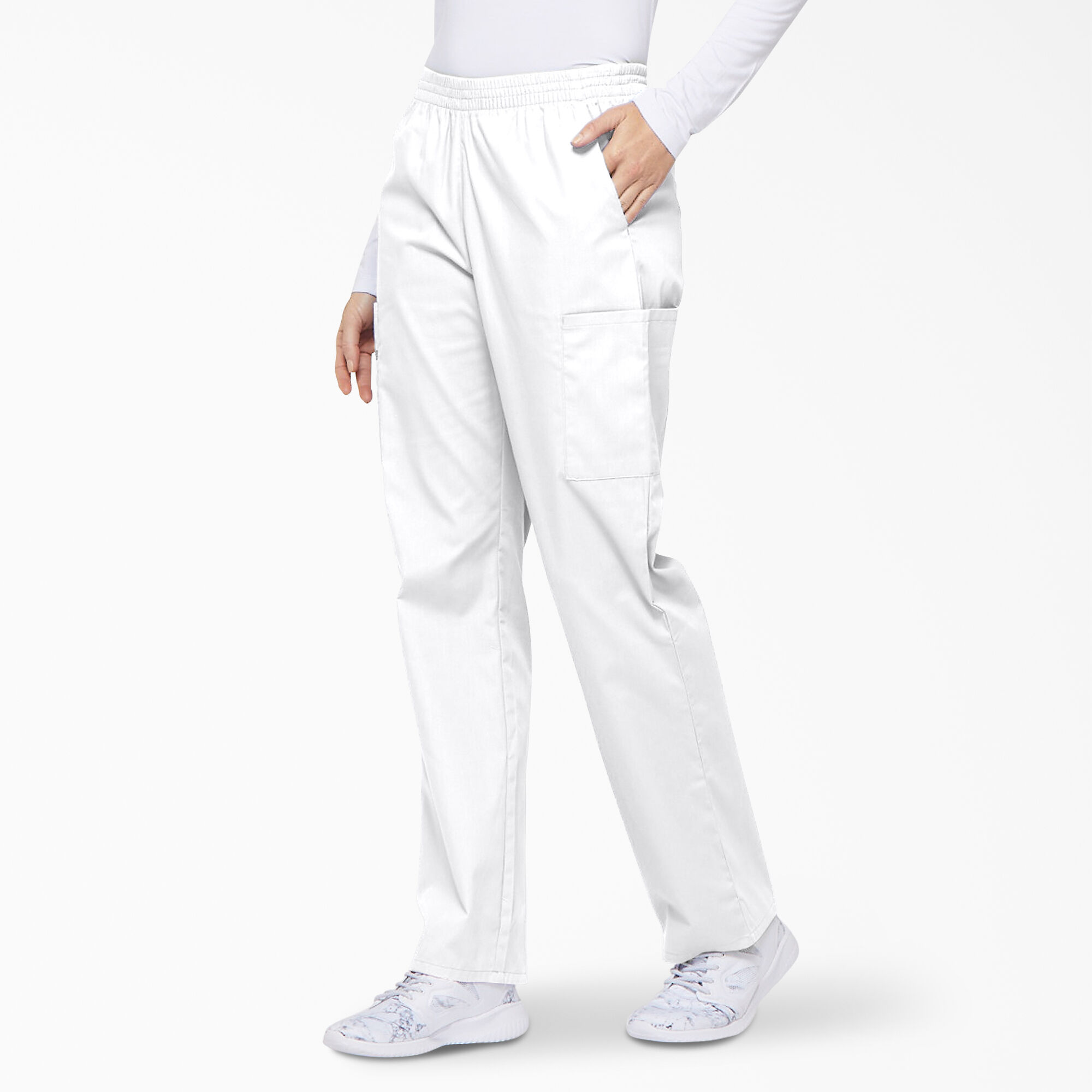 Bottoms Clothing Shoes Accessories Dickies Scrubs Pull On Elastic Waist Cargo Pant 86106 Black Dickies Eds Myself Co Ls