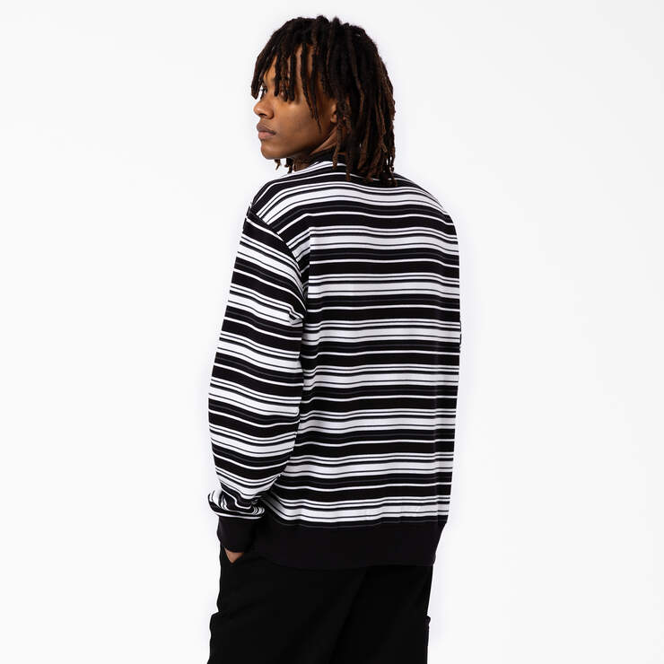 Westover Striped Sweatshirt - Black Variegated Stripe (BSA) image number 2