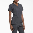 Women&#39;s EDS Essentials V-Neck Scrub Top - Pewter Gray &#40;PEW&#41;