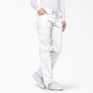Women&#39;s EDS Signature Flare Leg Cargo Scrub Pants - White &#40;DWH&#41;