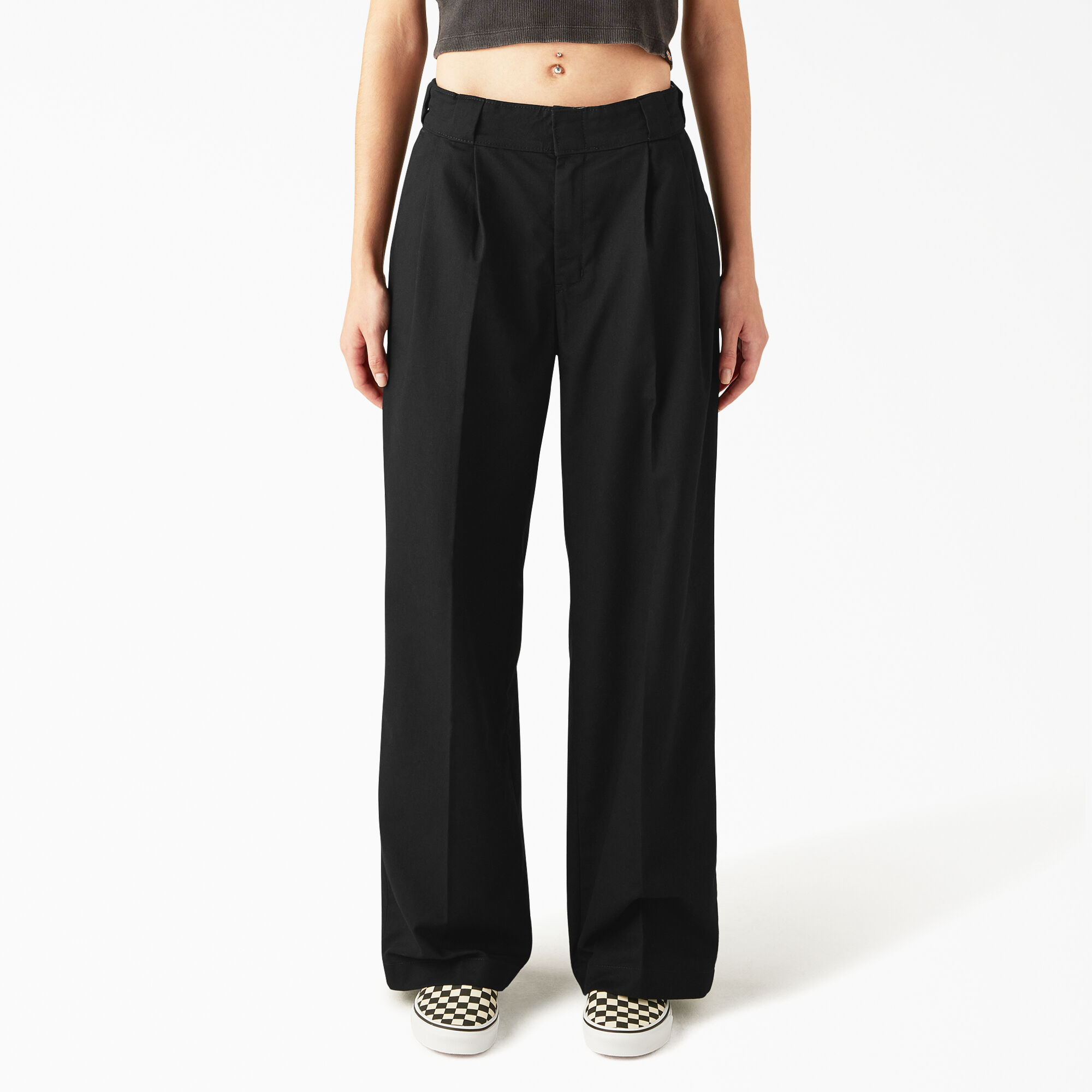 Dickies girl black pants top