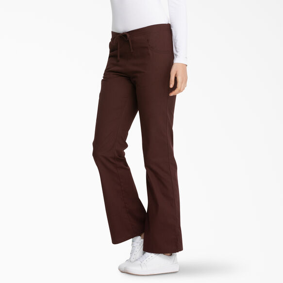 Women&#39;s EDS Signature Flare Leg Cargo Scrub Pants - Espresso &#40;ESR&#41;