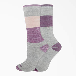 Women's Thermal Crew Socks, Size 6-9, 2-Pack