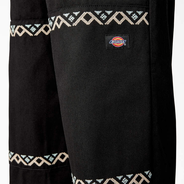 Wichita Embroidered Double Knee Pants - Black (BKX) image number 9