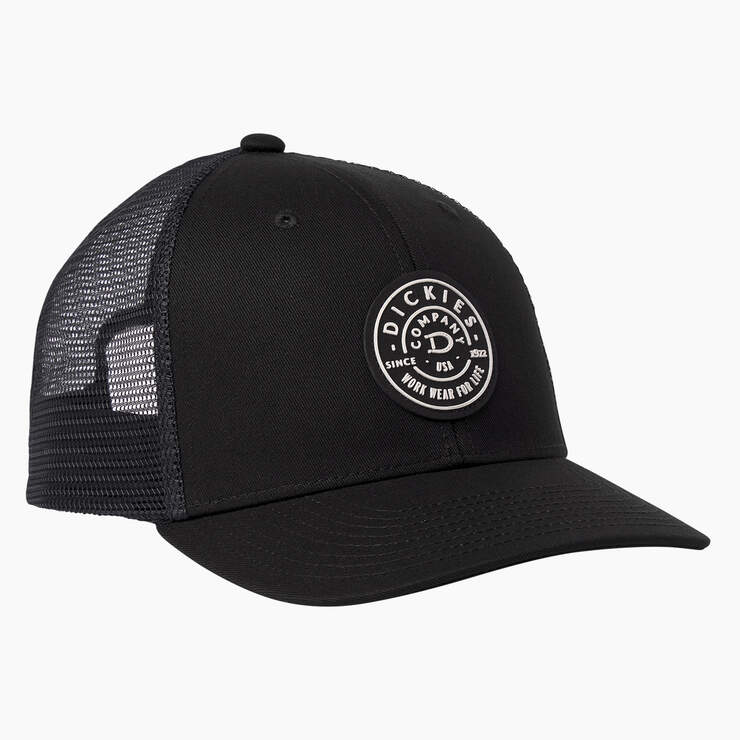 Low Pro Workwear Patch Trucker Hat - Black (BK) image number 1