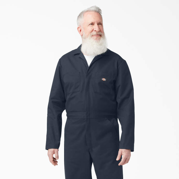 Long Sleeve Coveralls - Dark Navy (DN) image number 7