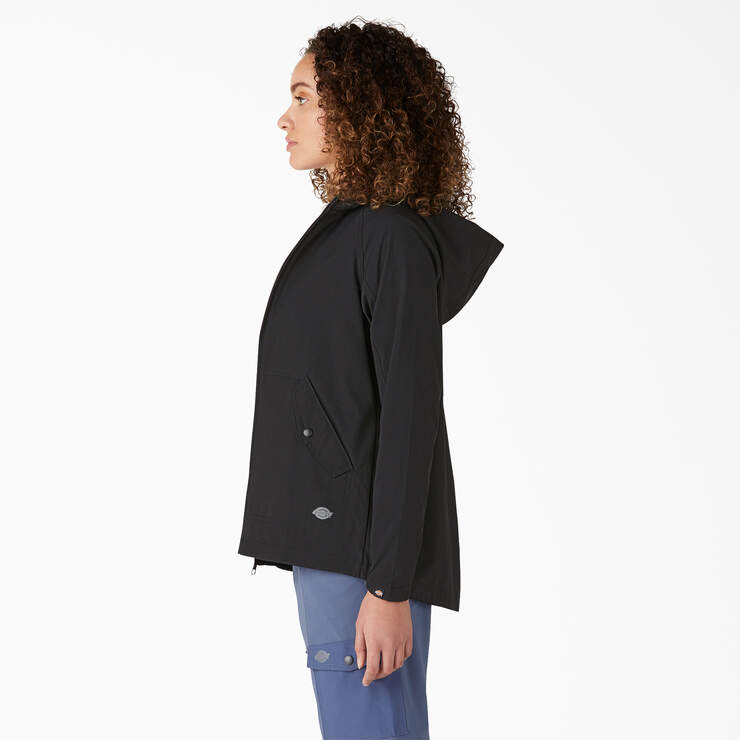 Women's Performance Hooded Jacket - Black (BKX) image number 3