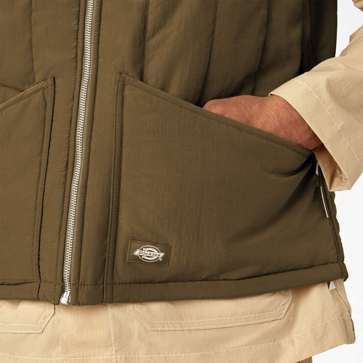 Dickies Premium Collection Reversible Vest - Military Olive/Incense (NVR) image number 14