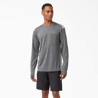 Temp-iQ® 365 Long Sleeve Pocket T-Shirt - Dark Gray Heather (GHF)