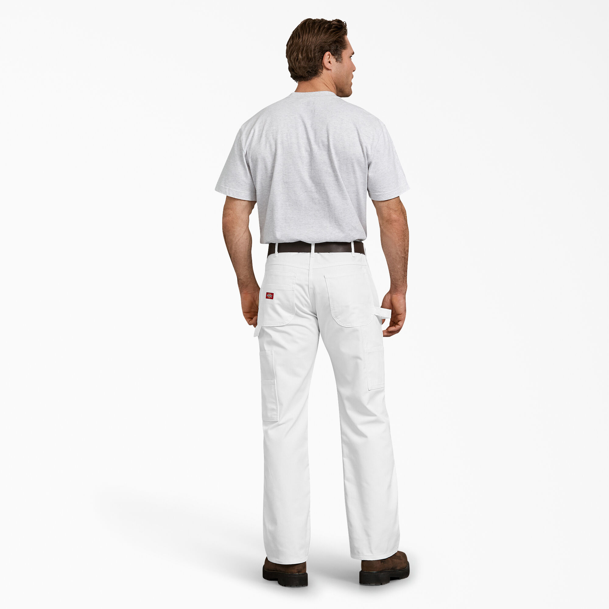 White cargo top pants dickies