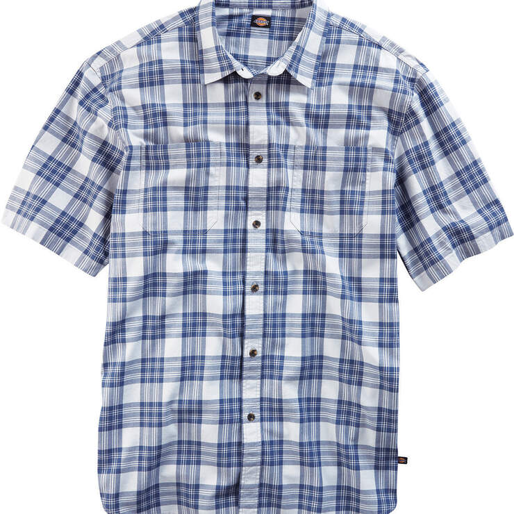 Icon Relaxed Fit Yarn Dyed Plaid Shirt - SP18 STONEWASHED BLUE TONE PLA (SWLT) image number 1