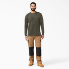 Heavyweight Long Sleeve Pocket T-Shirt - Moss Green &#40;MS&#41;