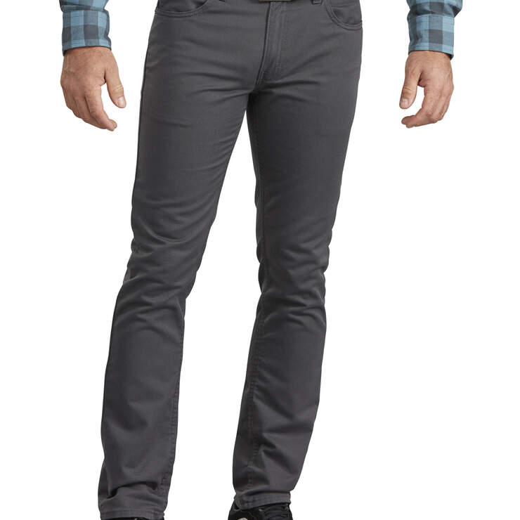 Dickies X-Series Flex Slim Fit Tapered Leg 5-Pocket Pants - Stonewashed Charcoal Gray (SCH) image number 1