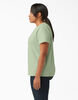 Women&#39;s Plus Logo Graphic Cotton T-Shirt - Celadon Green &#40;C2G&#41;