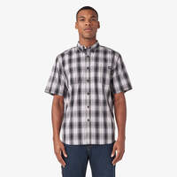 Short Sleeve Woven Shirt - Black/Alloy Plaid (KPY)