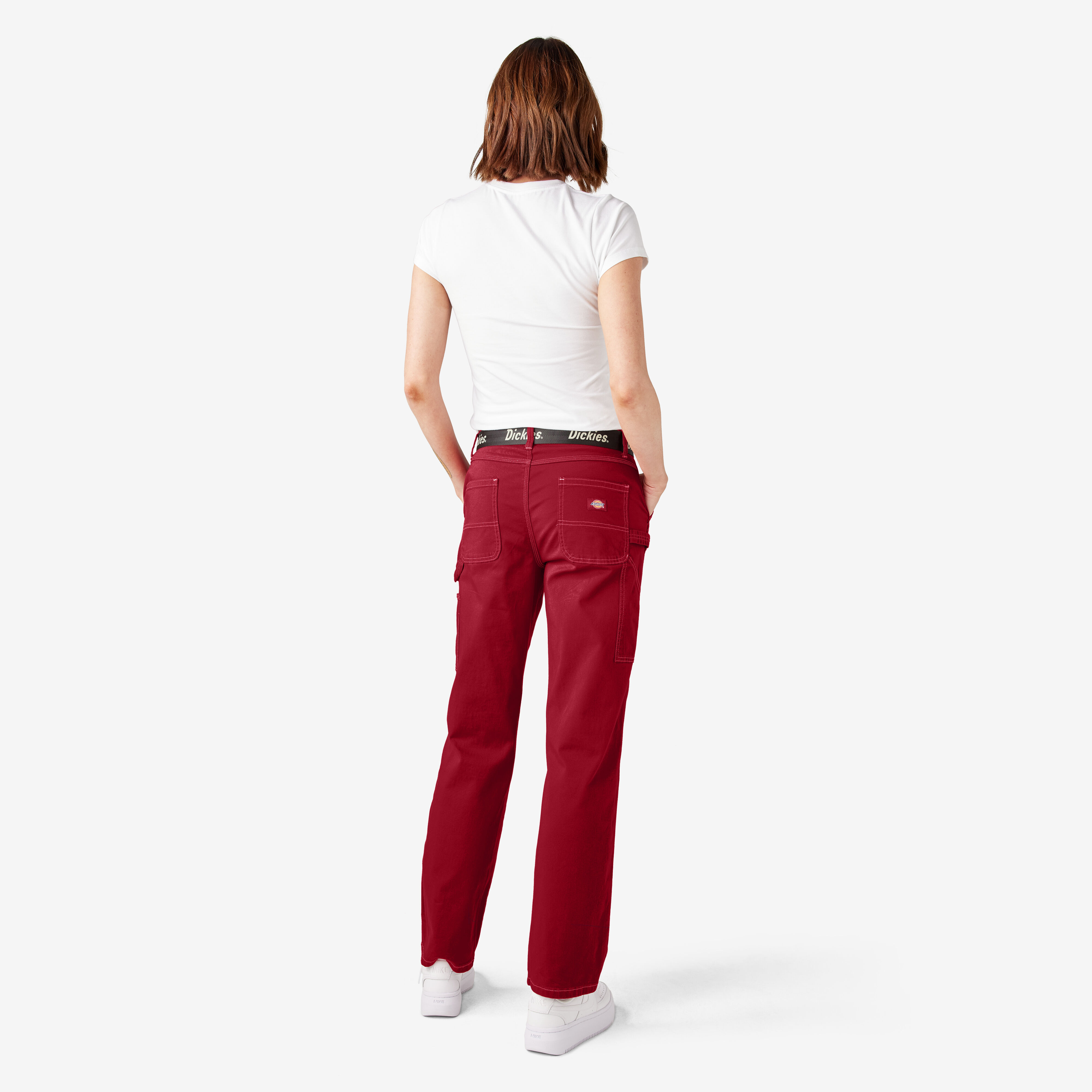 Red dickies clearance pants womens